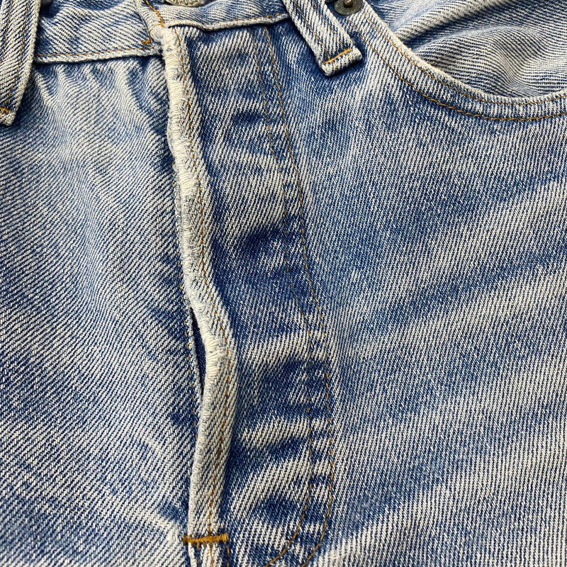 【ジャンク品】【メンズ】 Levi's リーバイス 66後期 501 BUTTONFLY DENIM PANTS VINTAGE 501 ボタンフライ デニムパンツ ボトムス ジーンズ ヴィンテージ ボタン裏刻印6 黒カン 156-260316-ks-15-tei サイズ：W29L34 カラー：インディゴ 万代Net店