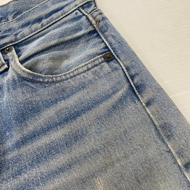 【ジャンク品】【メンズ】 Levi's リーバイス 66後期 501 BUTTONFLY DENIM PANTS VINTAGE 501 ボタンフライ デニムパンツ ボトムス ジーンズ ヴィンテージ ボタン裏刻印6 黒カン 156-260316-ks-15-tei サイズ：W29L34 カラー：インディゴ 万代Net店