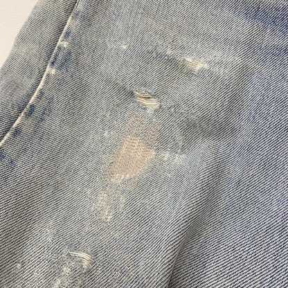 【ジャンク品】【メンズ】 Levi's リーバイス 66後期 501 BUTTONFLY DENIM PANTS VINTAGE 501 ボタンフライ デニムパンツ ボトムス ジーンズ ヴィンテージ ボタン裏刻印6 黒カン 156-260316-ks-15-tei サイズ：W29L34 カラー：インディゴ 万代Net店