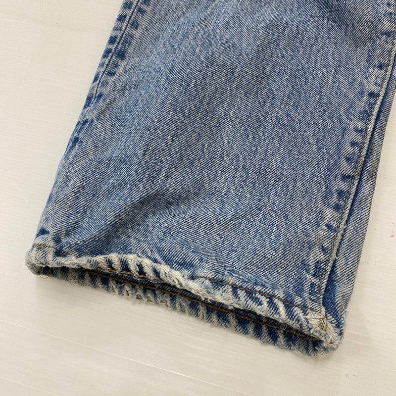 【ジャンク品】【メンズ】 Levi's リーバイス 66後期 501 BUTTONFLY DENIM PANTS VINTAGE 501 ボタンフライ デニムパンツ ボトムス ジーンズ ヴィンテージ ボタン裏刻印6 黒カン 156-260316-ks-15-tei サイズ：W29L34 カラー：インディゴ 万代Net店