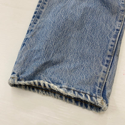 【ジャンク品】【メンズ】 Levi's リーバイス 66後期 501 BUTTONFLY DENIM PANTS VINTAGE 501 ボタンフライ デニムパンツ ボトムス ジーンズ ヴィンテージ ボタン裏刻印6 黒カン 156-260316-ks-15-tei サイズ：W29L34 カラー：インディゴ 万代Net店