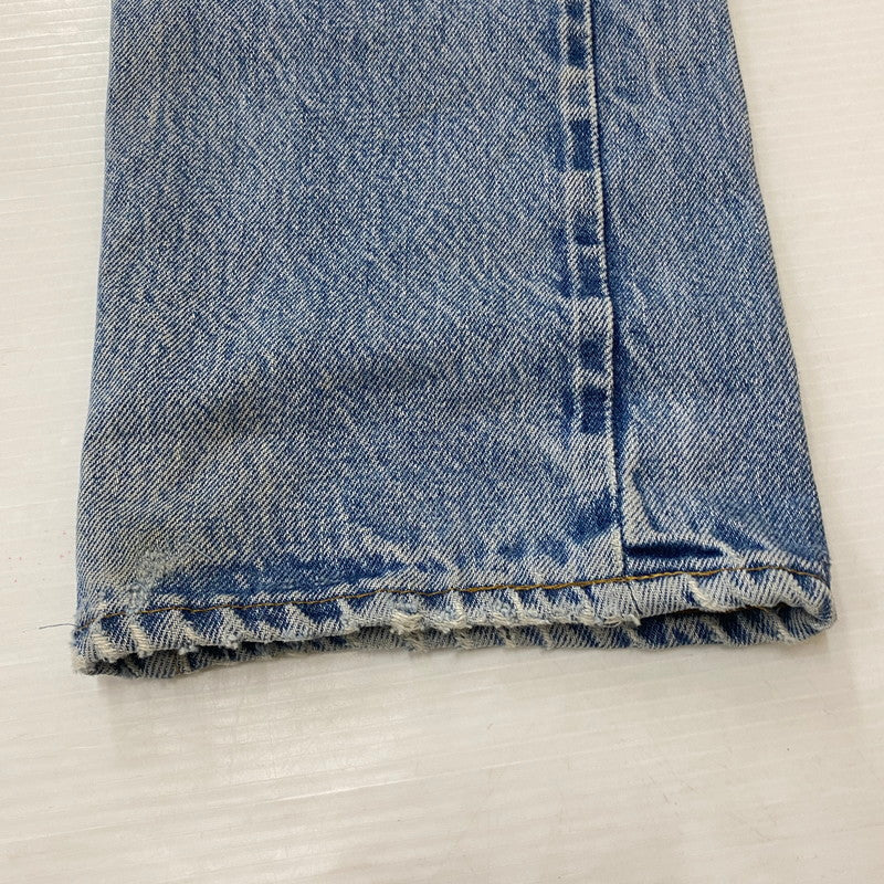【ジャンク品】【メンズ】 Levi's リーバイス 66後期 501 BUTTONFLY DENIM PANTS VINTAGE 501 ボタンフライ デニムパンツ ボトムス ジーンズ ヴィンテージ ボタン裏刻印6 黒カン 156-260316-ks-15-tei サイズ：W29L34 カラー：インディゴ 万代Net店