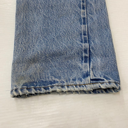 【ジャンク品】【メンズ】 Levi's リーバイス 66後期 501 BUTTONFLY DENIM PANTS VINTAGE 501 ボタンフライ デニムパンツ ボトムス ジーンズ ヴィンテージ ボタン裏刻印6 黒カン 156-260316-ks-15-tei サイズ：W29L34 カラー：インディゴ 万代Net店
