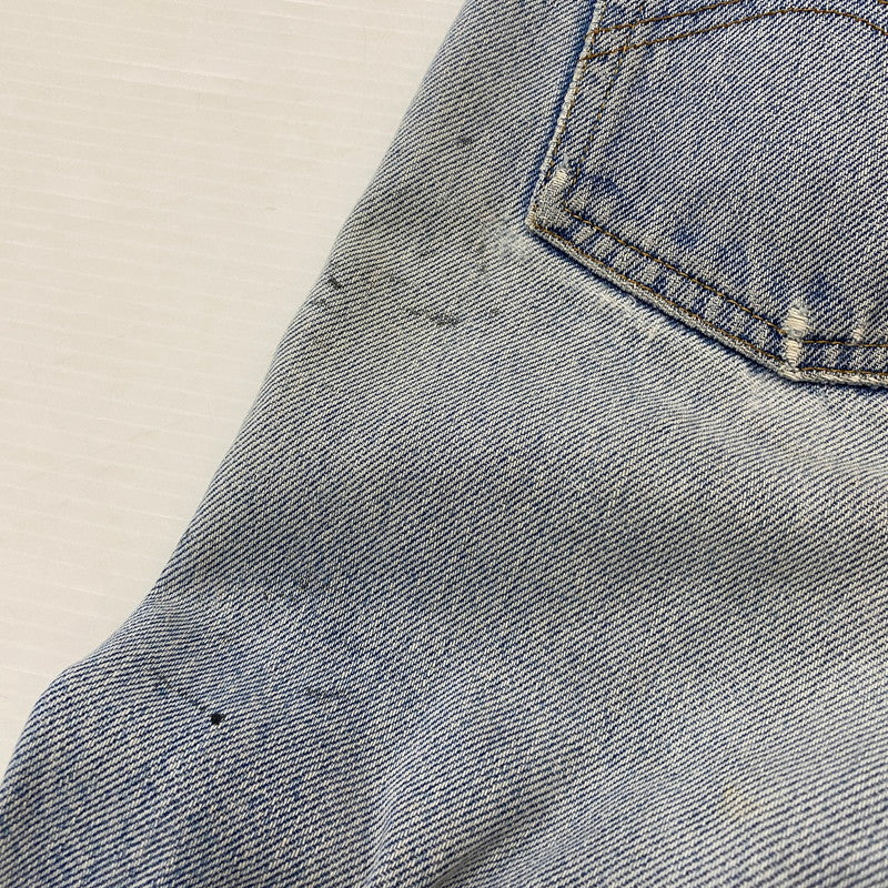 【ジャンク品】【メンズ】 Levi's リーバイス 66後期 501 BUTTONFLY DENIM PANTS VINTAGE 501 ボタンフライ デニムパンツ ボトムス ジーンズ ヴィンテージ ボタン裏刻印6 黒カン 156-260316-ks-15-tei サイズ：W29L34 カラー：インディゴ 万代Net店