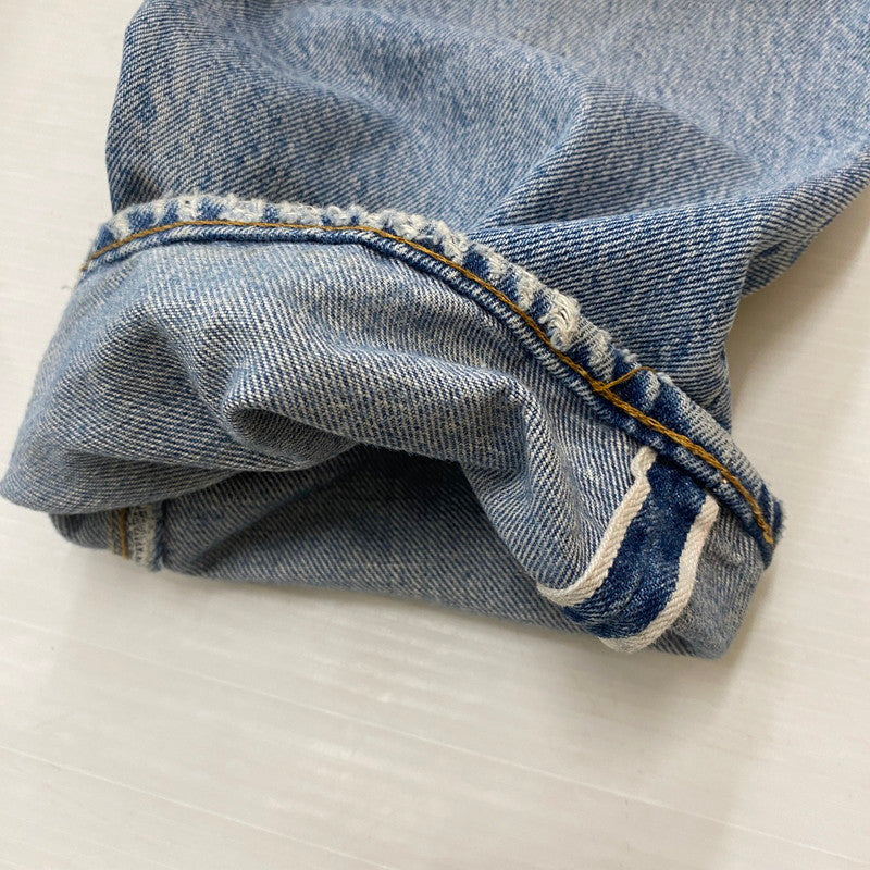 【ジャンク品】【メンズ】 Levi's リーバイス 66後期 501 BUTTONFLY DENIM PANTS VINTAGE 501 ボタンフライ デニムパンツ ボトムス ジーンズ ヴィンテージ ボタン裏刻印6 黒カン 156-260316-ks-15-tei サイズ：W29L34 カラー：インディゴ 万代Net店