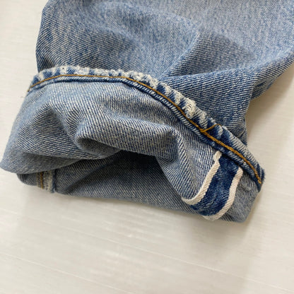 【ジャンク品】【メンズ】 Levi's リーバイス 66後期 501 BUTTONFLY DENIM PANTS VINTAGE 501 ボタンフライ デニムパンツ ボトムス ジーンズ ヴィンテージ ボタン裏刻印6 黒カン 156-260316-ks-15-tei サイズ：W29L34 カラー：インディゴ 万代Net店