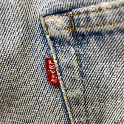 【ジャンク品】【メンズ】 Levi's リーバイス 66後期 501 BUTTONFLY DENIM PANTS VINTAGE 501 ボタンフライ デニムパンツ ボトムス ジーンズ ヴィンテージ ボタン裏刻印6 黒カン 156-260316-ks-15-tei サイズ：W29L34 カラー：インディゴ 万代Net店