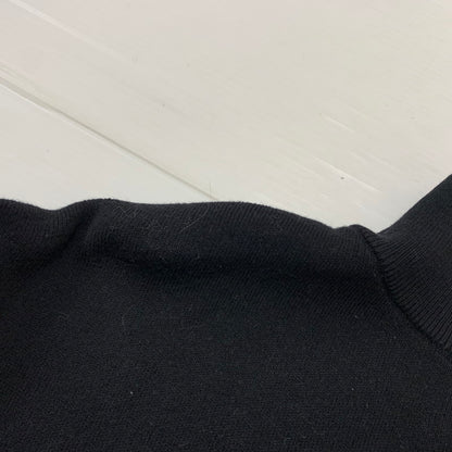 【中古品】【メンズ】 WIND AND SEA ウィンダンシー HALF ZIP COTTON CASHMERE KNIT WDS-O-ESCC-25-Q1-KN-01 ハーフジップ コットンカシミヤニット トップス 142-260321-ko-01-fuz サイズ：L カラー：ブラック 万代Net店