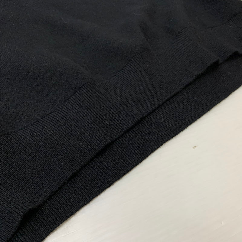【中古品】【メンズ】 WIND AND SEA ウィンダンシー HALF ZIP COTTON CASHMERE KNIT WDS-O-ESCC-25-Q1-KN-01 ハーフジップ コットンカシミヤニット トップス 142-260321-ko-01-fuz サイズ：L カラー：ブラック 万代Net店