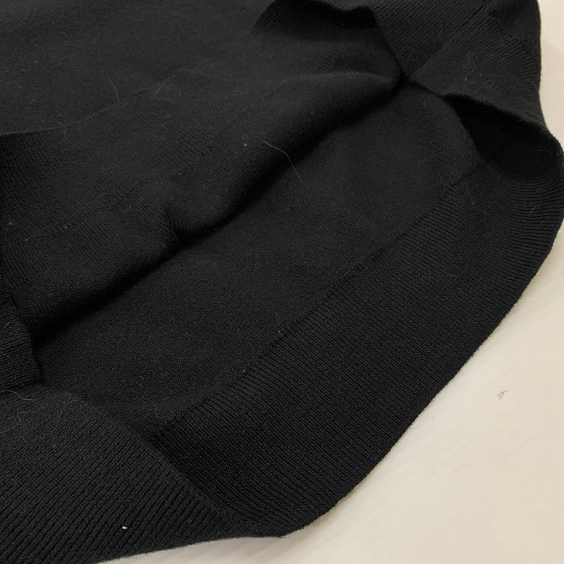 【中古品】【メンズ】 WIND AND SEA ウィンダンシー HALF ZIP COTTON CASHMERE KNIT WDS-O-ESCC-25-Q1-KN-01 ハーフジップ コットンカシミヤニット トップス 142-260321-ko-01-fuz サイズ：L カラー：ブラック 万代Net店