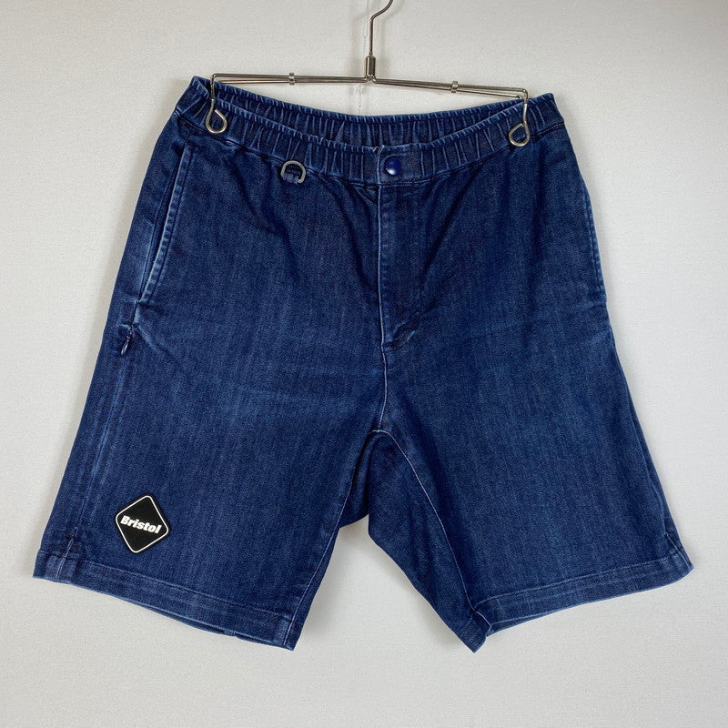 【中古品】【メンズ】 F.C.R.B. エフシーレアルブリストル DENIM VENTILATION SHORTS FCRB-170038 デニム ベンチレーション ショーツ ボトムス ハーフパンツ 153-260716-ss-09-tei サイズ：S カラー：インディゴ 万代Net店