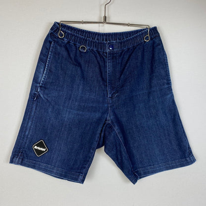【中古品】【メンズ】 F.C.R.B. エフシーレアルブリストル DENIM VENTILATION SHORTS FCRB-170038 デニム ベンチレーション ショーツ ボトムス ハーフパンツ 153-260716-ss-09-tei サイズ：S カラー：インディゴ 万代Net店