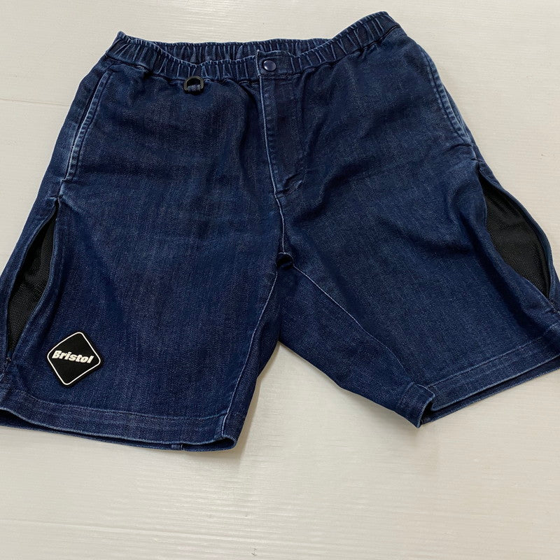 【中古品】【メンズ】 F.C.R.B. エフシーレアルブリストル DENIM VENTILATION SHORTS FCRB-170038 デニム ベンチレーション ショーツ ボトムス ハーフパンツ 153-260716-ss-09-tei サイズ：S カラー：インディゴ 万代Net店
