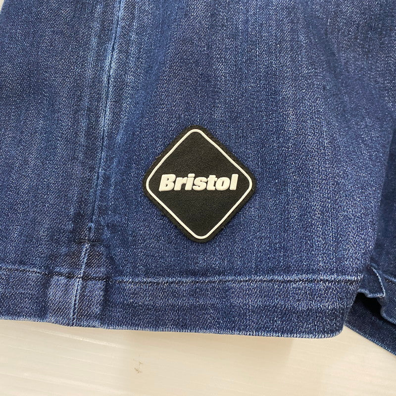 【中古品】【メンズ】 F.C.R.B. エフシーレアルブリストル DENIM VENTILATION SHORTS FCRB-170038 デニム ベンチレーション ショーツ ボトムス ハーフパンツ 153-260716-ss-09-tei サイズ：S カラー：インディゴ 万代Net店