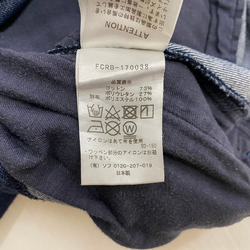 【中古品】【メンズ】 F.C.R.B. エフシーレアルブリストル DENIM VENTILATION SHORTS FCRB-170038 デニム ベンチレーション ショーツ ボトムス ハーフパンツ 153-260716-ss-09-tei サイズ：S カラー：インディゴ 万代Net店