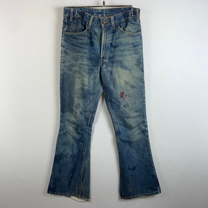 【現状渡し品】【メンズ】 Levi's リーバイス 70's 646 42TALON DENIM PANT VINTAGE 42タロン 70年代 デニムパンツ ボトムス ジーンズ ベルボトム ビンテージ 156-260315-ko-24-tei サイズ：不明 カラー：インディゴ 万代Net店