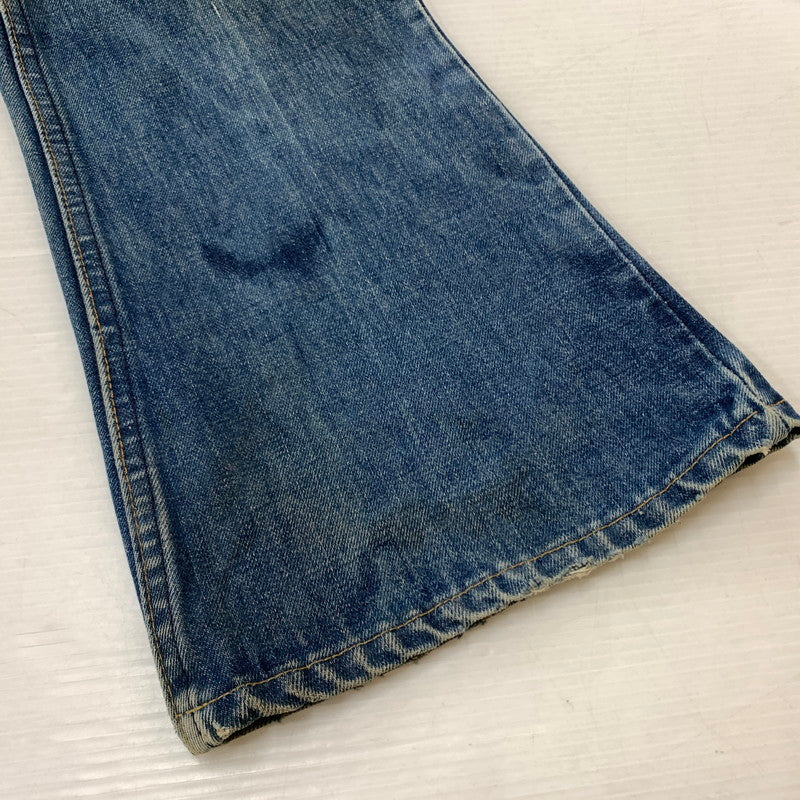 【現状渡し品】【メンズ】 Levi's リーバイス 70's 646 42TALON DENIM PANT VINTAGE 42タロン 70年代 デニムパンツ ボトムス ジーンズ ベルボトム ビンテージ 156-260315-ko-24-tei サイズ：不明 カラー：インディゴ 万代Net店