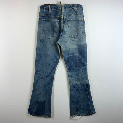 【現状渡し品】【メンズ】 Levi's リーバイス 70's 646 42TALON DENIM PANT VINTAGE 42タロン 70年代 デニムパンツ ボトムス ジーンズ ベルボトム ビンテージ 156-260315-ko-24-tei サイズ：不明 カラー：インディゴ 万代Net店