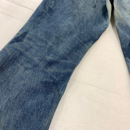 【現状渡し品】【メンズ】 Levi's リーバイス 70's 646 42TALON DENIM PANT VINTAGE 42タロン 70年代 デニムパンツ ボトムス ジーンズ ベルボトム ビンテージ 156-260315-ko-24-tei サイズ：不明 カラー：インディゴ 万代Net店