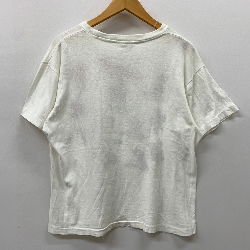 【中古品】【メンズ】 UNKNOWN 90's THE DEVIL MADE ME DO IT TEE 90年代 デビル メイド Tシャツ トップス 半袖 145-260315-ko-28-tei サイズ：L カラー：ホワイト 万代Net店