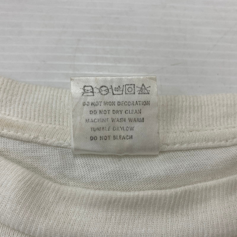 【中古品】【メンズ】 UNKNOWN 90's THE DEVIL MADE ME DO IT TEE 90年代 デビル メイド Tシャツ トップス 半袖 145-260315-ko-28-tei サイズ：L カラー：ホワイト 万代Net店