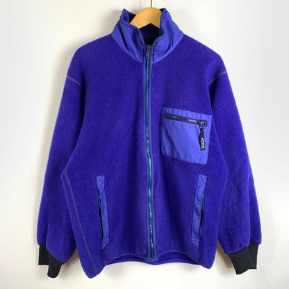 【中古品】【メンズ】 patagonia パタゴニア 80's-90's FLEECE JACKET MADE IN USA VINTAGE 80-90年代 フリース ジャケット アウター USA製 ビンテージ 144-260315-ko-04-fuz サイズ：M カラー：ブルー 万代Net店