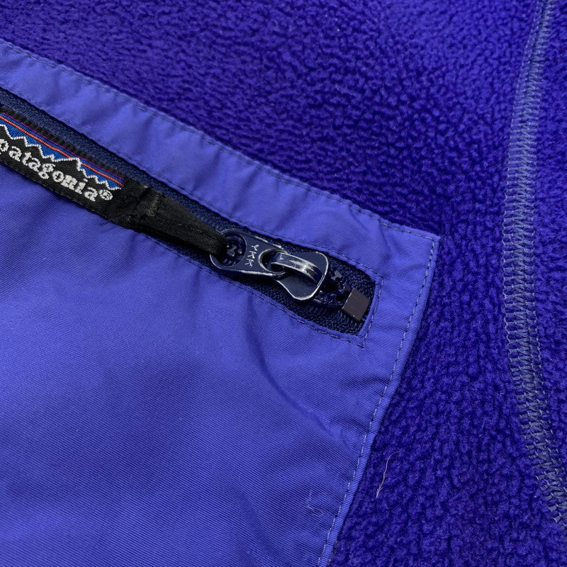【中古品】【メンズ】 patagonia パタゴニア 80's-90's FLEECE JACKET MADE IN USA VINTAGE 80-90年代 フリース ジャケット アウター USA製 ビンテージ 144-260315-ko-04-fuz サイズ：M カラー：ブルー 万代Net店
