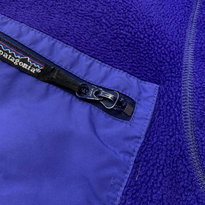 【中古品】【メンズ】 patagonia パタゴニア 80's-90's FLEECE JACKET MADE IN USA VINTAGE 80-90年代 フリース ジャケット アウター USA製 ビンテージ 144-260315-ko-04-fuz サイズ：M カラー：ブルー 万代Net店
