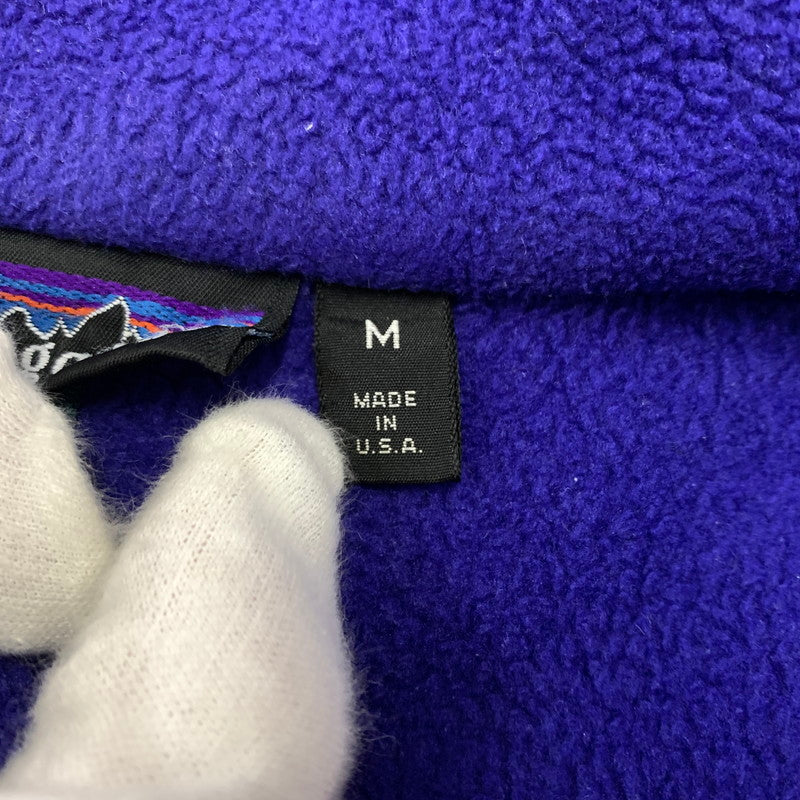 【中古品】【メンズ】 patagonia パタゴニア 80's-90's FLEECE JACKET MADE IN USA VINTAGE 80-90年代 フリース ジャケット アウター USA製 ビンテージ 144-260315-ko-04-fuz サイズ：M カラー：ブルー 万代Net店