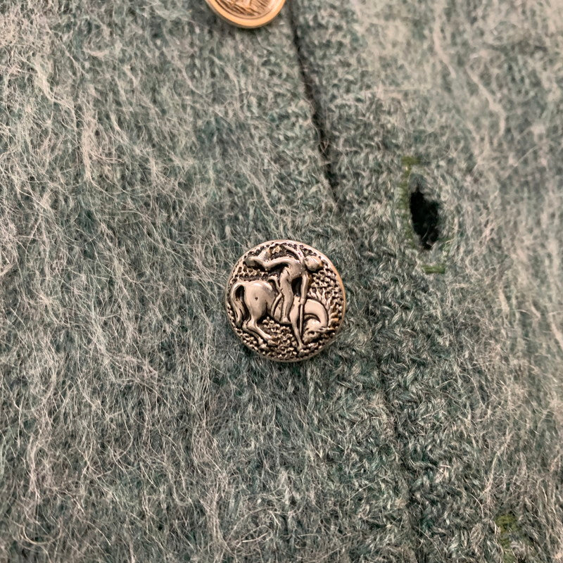 【現状渡し品】【メンズ】 MILLER ミラー MOHAIR CARDIGAN VINTAGE モヘアカーディガン トップス ニット ビンテージ 145-260313-ko-07-tei サイズ：L カラー：グリーン系 万代Net店