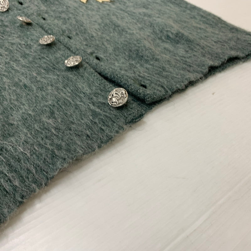 【現状渡し品】【メンズ】 MILLER ミラー MOHAIR CARDIGAN VINTAGE モヘアカーディガン トップス ニット ビンテージ 145-260313-ko-07-tei サイズ：L カラー：グリーン系 万代Net店