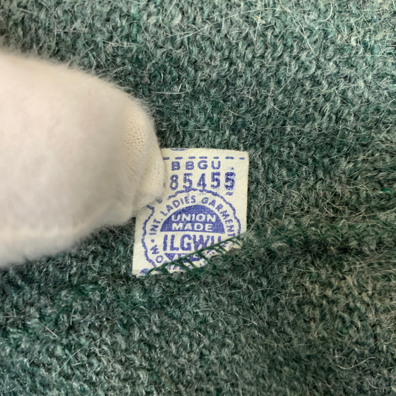 【現状渡し品】【メンズ】 MILLER ミラー MOHAIR CARDIGAN VINTAGE モヘアカーディガン トップス ニット ビンテージ 145-260313-ko-07-tei サイズ：L カラー：グリーン系 万代Net店