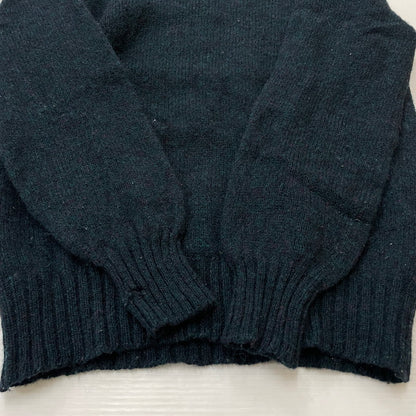 【現状渡し品】【メンズ】 Brooks Brothers ブルックスブラザーズ 70's WOOL KNIT SWEATER MADE IN SCOTLAND VINTAGE 70年代 ウール ニットセーター 長袖 トップス スコットランド製 黒タグ 145-260317-yo-07-tei サイズ：42 カラー：ダークグリーン 万代Net店