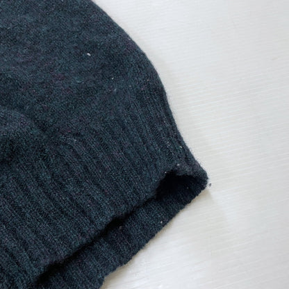 【現状渡し品】【メンズ】 Brooks Brothers ブルックスブラザーズ 70's WOOL KNIT SWEATER MADE IN SCOTLAND VINTAGE 70年代 ウール ニットセーター 長袖 トップス スコットランド製 黒タグ 145-260317-yo-07-tei サイズ：42 カラー：ダークグリーン 万代Net店