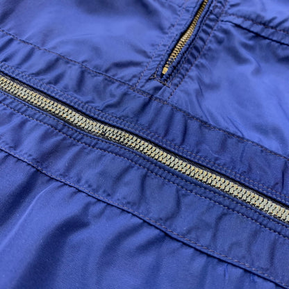 【現状渡し品】【メンズ】 SUN VALLEY サンバレー NYLON ANORAK JACKET VINTAGE ナイロンアノラック ジャケット ライトアウター ビンテージ 菱形タロン 145-260321-ko-02-tei サイズ：不明 カラー：ブルー系 万代Net店