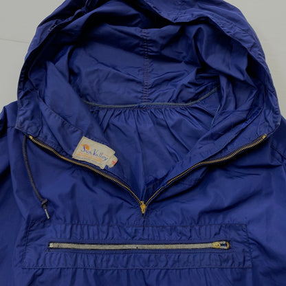 【現状渡し品】【メンズ】 SUN VALLEY サンバレー NYLON ANORAK JACKET VINTAGE ナイロンアノラック ジャケット ライトアウター ビンテージ 菱形タロン 145-260321-ko-02-tei サイズ：不明 カラー：ブルー系 万代Net店