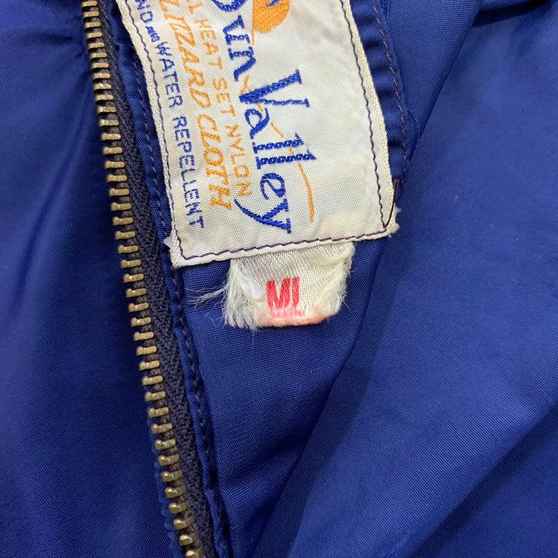 【現状渡し品】【メンズ】 SUN VALLEY サンバレー NYLON ANORAK JACKET VINTAGE ナイロンアノラック ジャケット ライトアウター ビンテージ 菱形タロン 145-260321-ko-02-tei サイズ：不明 カラー：ブルー系 万代Net店