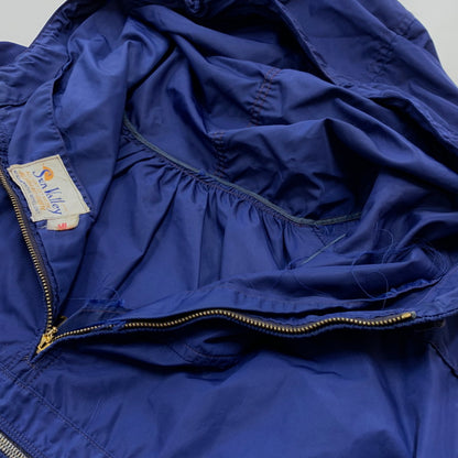 【現状渡し品】【メンズ】 SUN VALLEY サンバレー NYLON ANORAK JACKET VINTAGE ナイロンアノラック ジャケット ライトアウター ビンテージ 菱形タロン 145-260321-ko-02-tei サイズ：不明 カラー：ブルー系 万代Net店