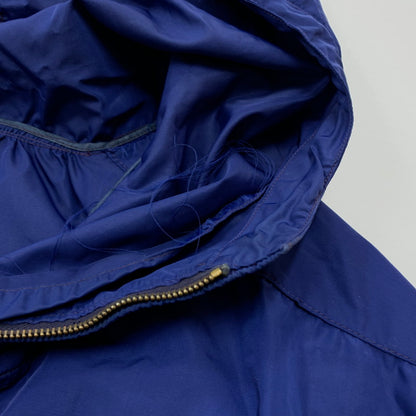 【現状渡し品】【メンズ】 SUN VALLEY サンバレー NYLON ANORAK JACKET VINTAGE ナイロンアノラック ジャケット ライトアウター ビンテージ 菱形タロン 145-260321-ko-02-tei サイズ：不明 カラー：ブルー系 万代Net店