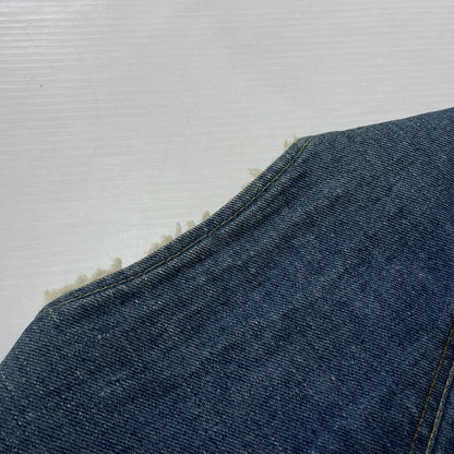 【中古品】【メンズ】 Lee リー 70~80's STORM RIDER DENIM BOA VEST 222-0449 VINTAGE 70^80年代 ストームライダー デニム ボア ベスト ライトアウター ヴィンテージ 145-260317-yo-17-tei サイズ：MR カラー：インディゴ 万代Net店