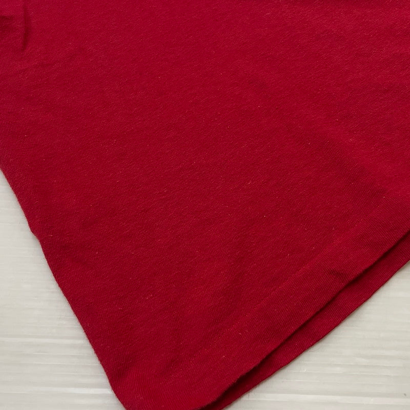 【中古品】【メンズ】 Champion チャンピオン 80's S/S COTTON TEE VINTAGE 80年代 ショートスリーブ コットン Tシャツ 半袖 トップス バータグ ヴィンテージ 145-260317-yo-01-tei サイズ：XL カラー：レッド 万代Net店
