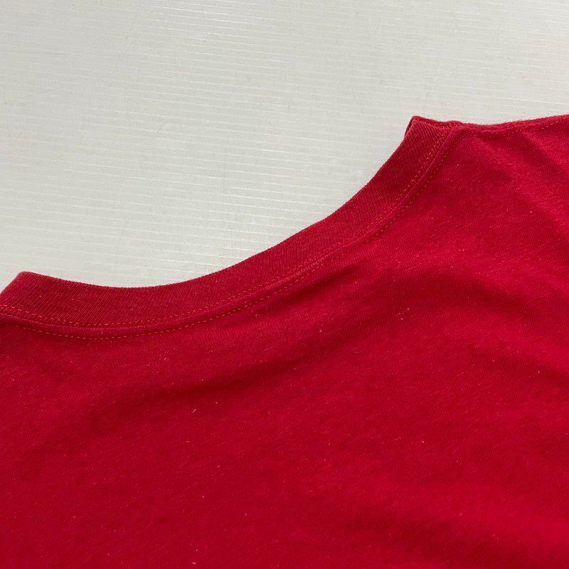 【中古品】【メンズ】 Champion チャンピオン 80's S/S COTTON TEE VINTAGE 80年代 ショートスリーブ コットン Tシャツ 半袖 トップス バータグ ヴィンテージ 145-260317-yo-01-tei サイズ：XL カラー：レッド 万代Net店