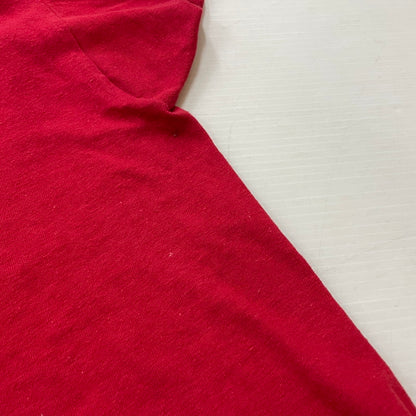 【中古品】【メンズ】 Champion チャンピオン 80's S/S COTTON TEE VINTAGE 80年代 ショートスリーブ コットン Tシャツ 半袖 トップス バータグ ヴィンテージ 145-260317-yo-01-tei サイズ：XL カラー：レッド 万代Net店