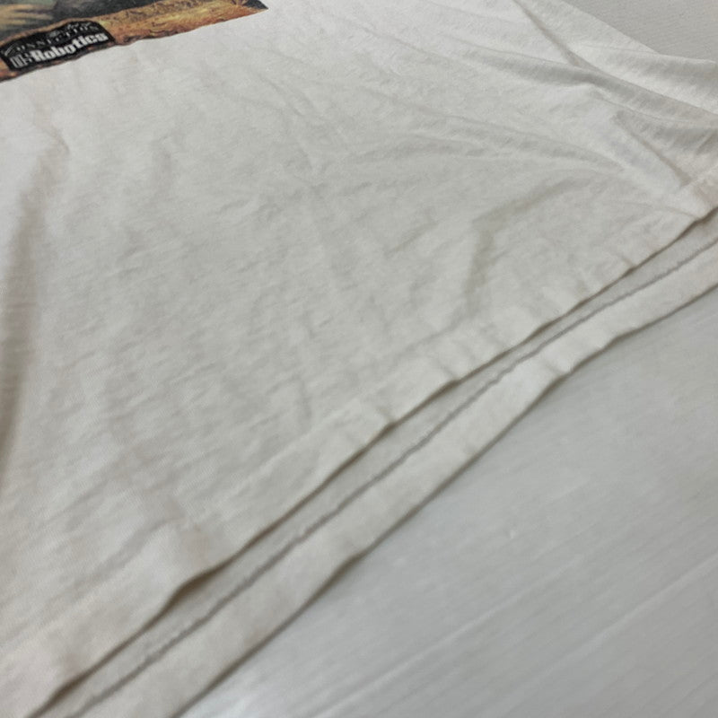 【現状渡し品】【メンズ】 ONEITA オニータ 90's THE ART OF CONNECTION USROBOTICS TEE 90年代 アート オブ コネクション Tシャツ トップス モナリザ パロディプリント 145-260315-ko-16-tei サイズ：XL カラー：ホワイト 万代Net店
