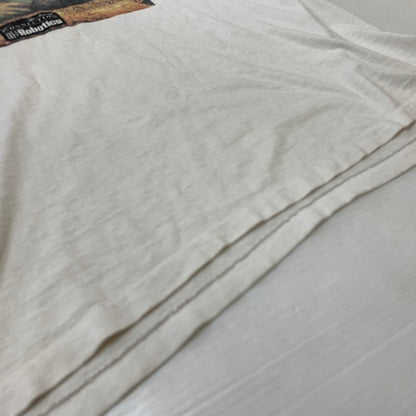 【現状渡し品】【メンズ】 ONEITA オニータ 90's THE ART OF CONNECTION USROBOTICS TEE 90年代 アート オブ コネクション Tシャツ トップス モナリザ パロディプリント 145-260315-ko-16-tei サイズ：XL カラー：ホワイト 万代Net店