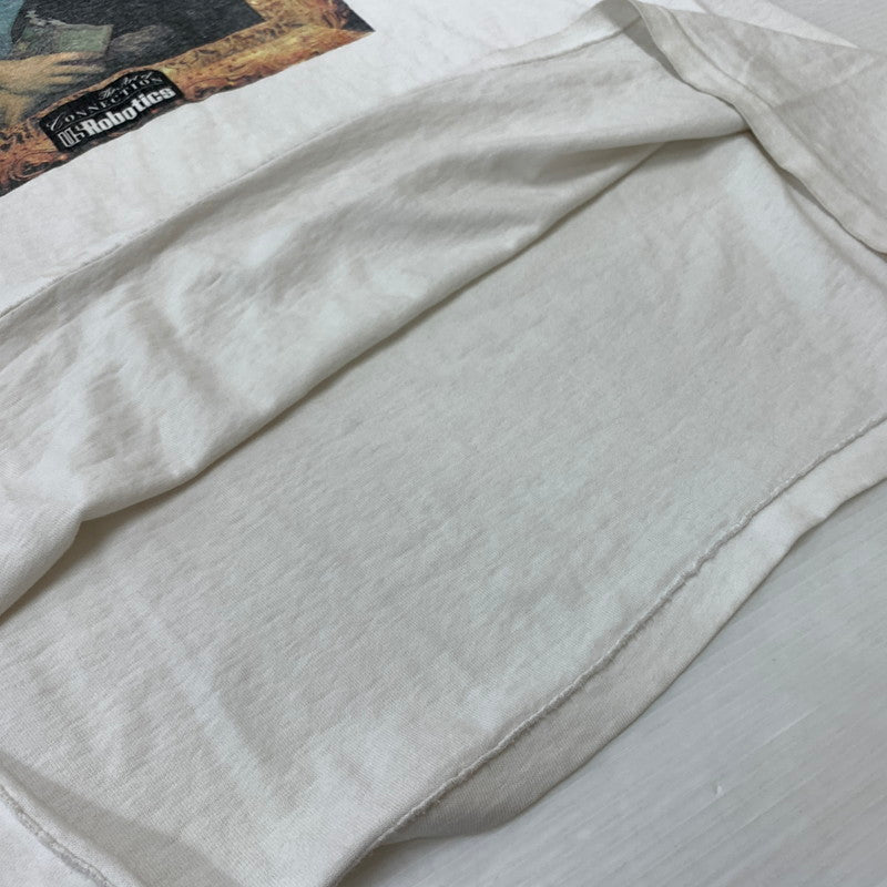 【現状渡し品】【メンズ】 ONEITA オニータ 90's THE ART OF CONNECTION USROBOTICS TEE 90年代 アート オブ コネクション Tシャツ トップス モナリザ パロディプリント 145-260315-ko-16-tei サイズ：XL カラー：ホワイト 万代Net店