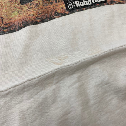 【現状渡し品】【メンズ】 ONEITA オニータ 90's THE ART OF CONNECTION USROBOTICS TEE 90年代 アート オブ コネクション Tシャツ トップス モナリザ パロディプリント 145-260315-ko-16-tei サイズ：XL カラー：ホワイト 万代Net店