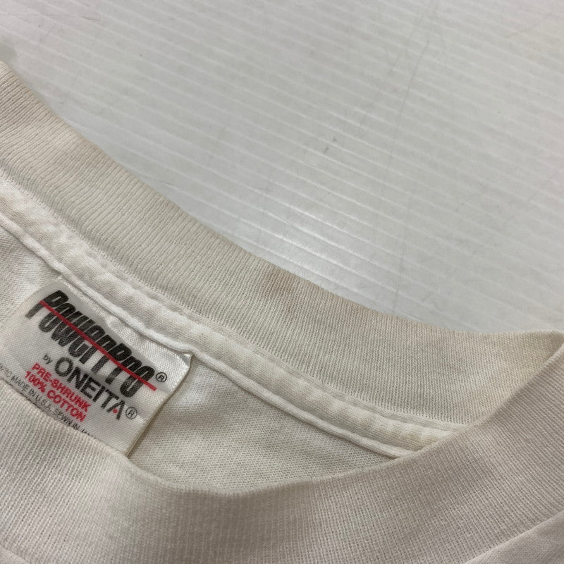 【現状渡し品】【メンズ】 ONEITA オニータ 90's THE ART OF CONNECTION USROBOTICS TEE 90年代 アート オブ コネクション Tシャツ トップス モナリザ パロディプリント 145-260315-ko-16-tei サイズ：XL カラー：ホワイト 万代Net店