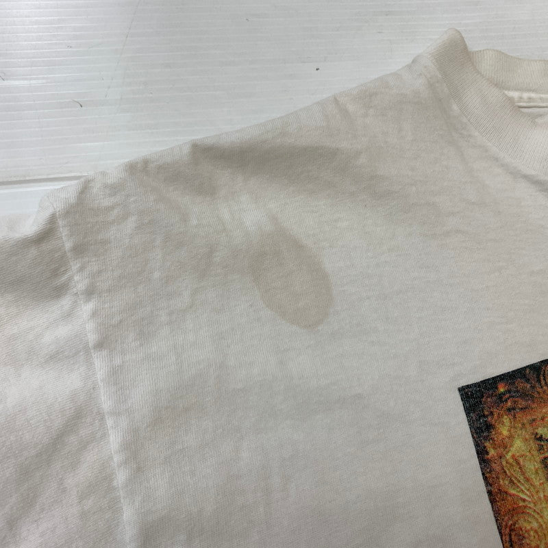 【現状渡し品】【メンズ】 ONEITA オニータ 90's THE ART OF CONNECTION USROBOTICS TEE 90年代 アート オブ コネクション Tシャツ トップス モナリザ パロディプリント 145-260315-ko-16-tei サイズ：XL カラー：ホワイト 万代Net店