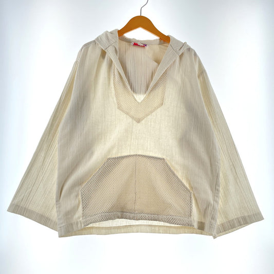 【中古品】【メンズ】 LEW MAGRAM ルーマグラム 70's MESH SMOCK PARKA VINTAGE 70年代 メッシュ スモック パーカー ライトアウター ヴィンテージ 145-260317-yo-08-tei サイズ：XL カラー：ホワイト/アイボリー系 万代Net店